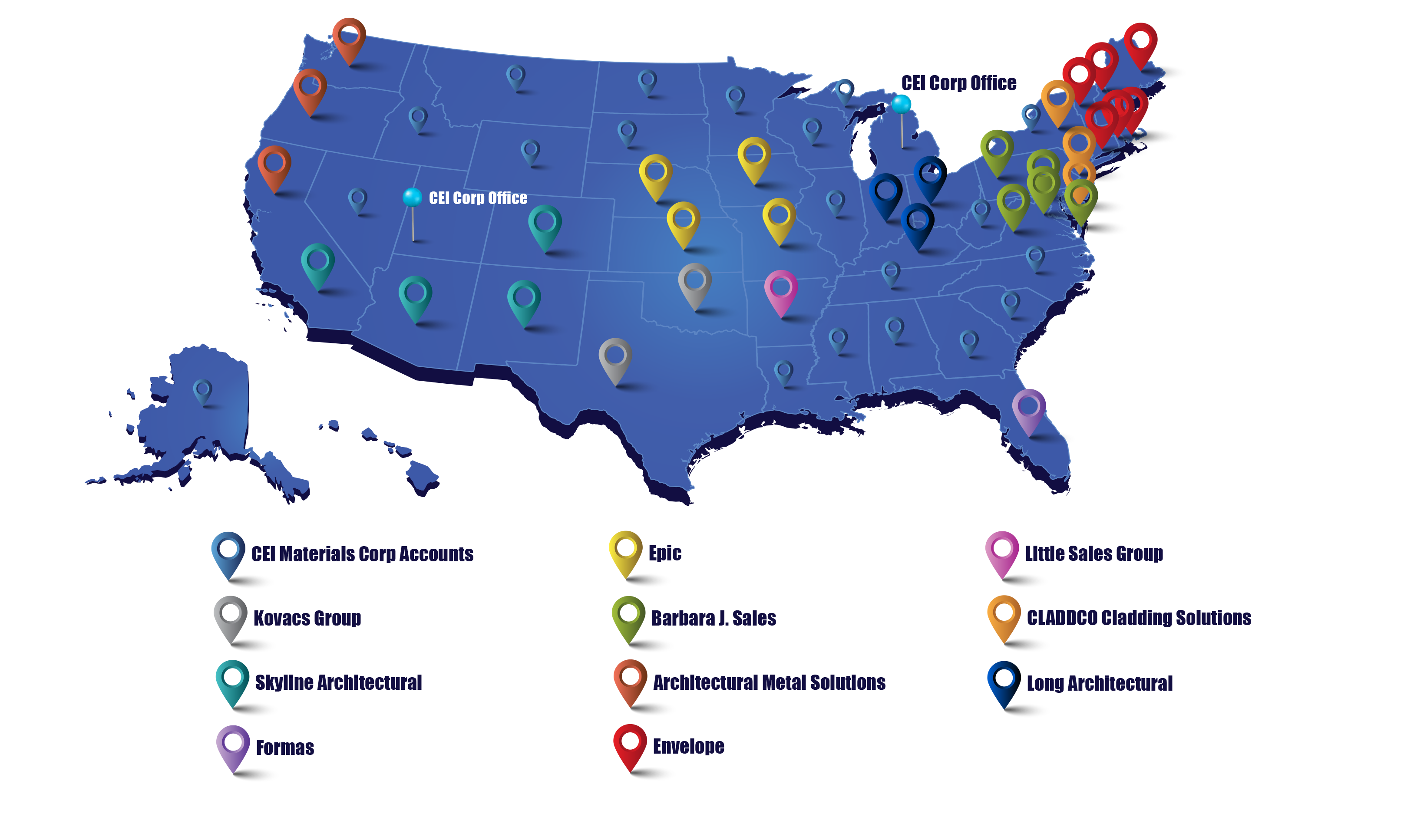 Contact CEI Composite Materials - (734) 212-3006 - Manchester, Michigan - new_rep_map_cei_jan_2025_rev__1_